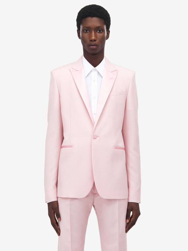 ALEXANDER MCQUEEN - Single-breasted Tuxedo Jacket - Item 826355QUAAE5009